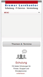 Mobile Screenshot of bremer-lernkontor.de